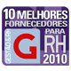 10 melhores fornecedores para RH 2010